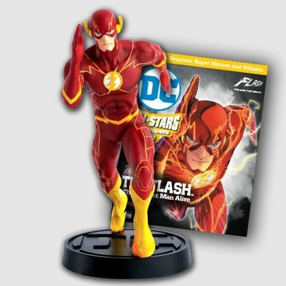 Eaglemoss DC All Stars Figurine & Magazine #4 The Flash Fastest Man Alive (s17) - Picture 10 of 10